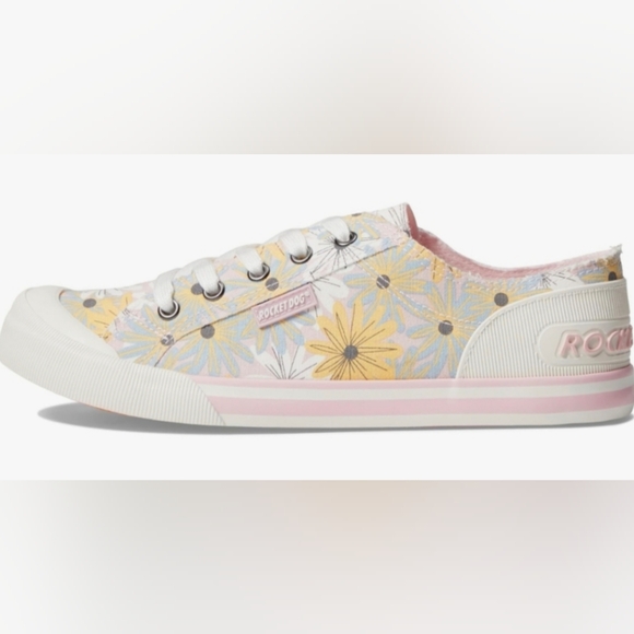 NWT 🎉HP🎉 Rocket Dog Jumpin Beverly Floral Lace Up Sneakers - Picture 1 of 12